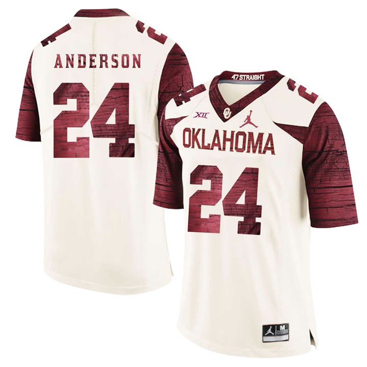 Oklahoma Sooners 24 Rodney Anderson White 47 Game Winning Streak College Football Jersey Dzhi,We sell and wholesale Oklahoma Sooners 24 Rodney Anderson White 47 Game Winning Streak College Football Jersey Dzhi on line form chian!
